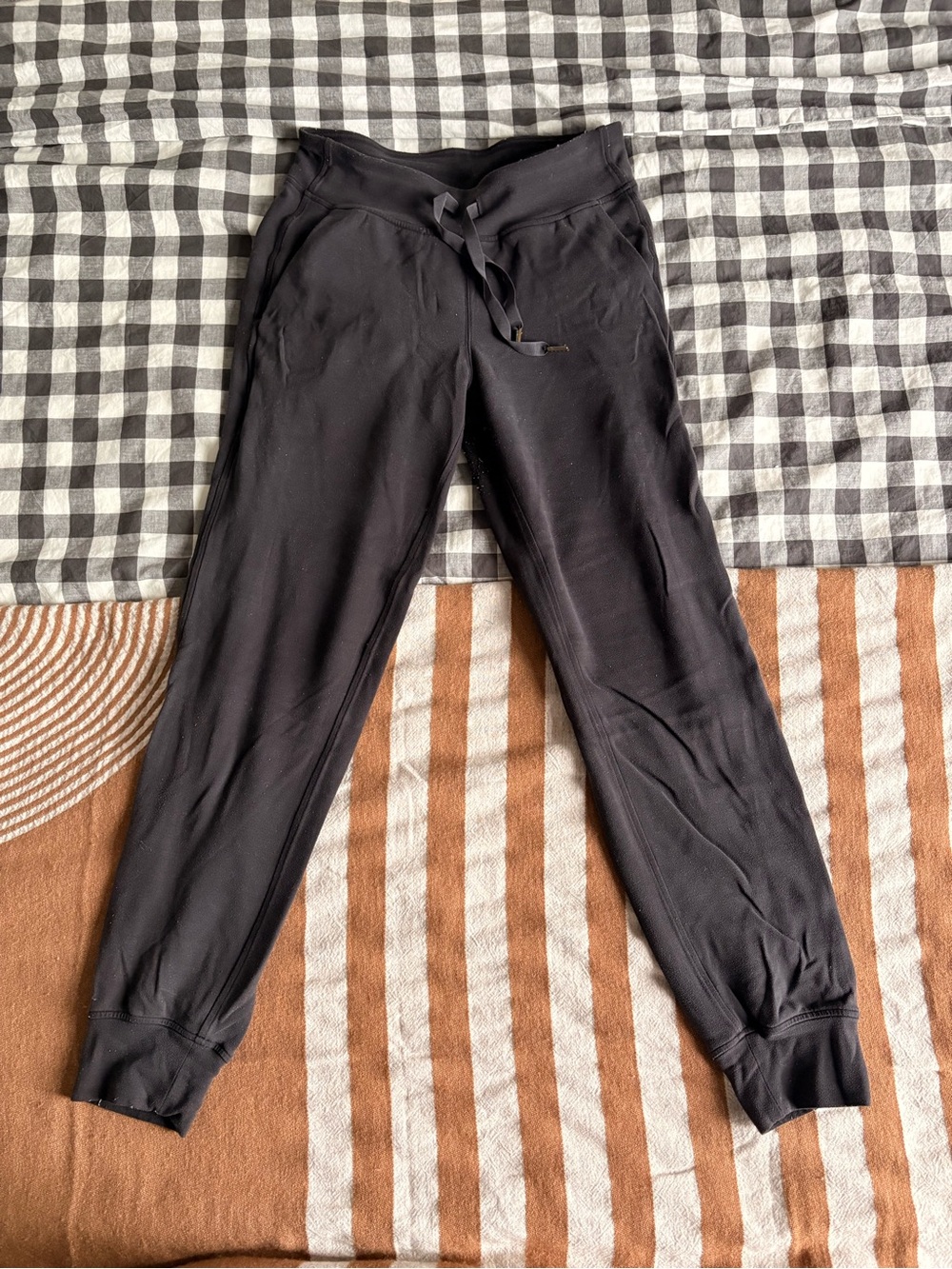 lululemon athletica Black Women's Jogger Pants with Drawstring Waist